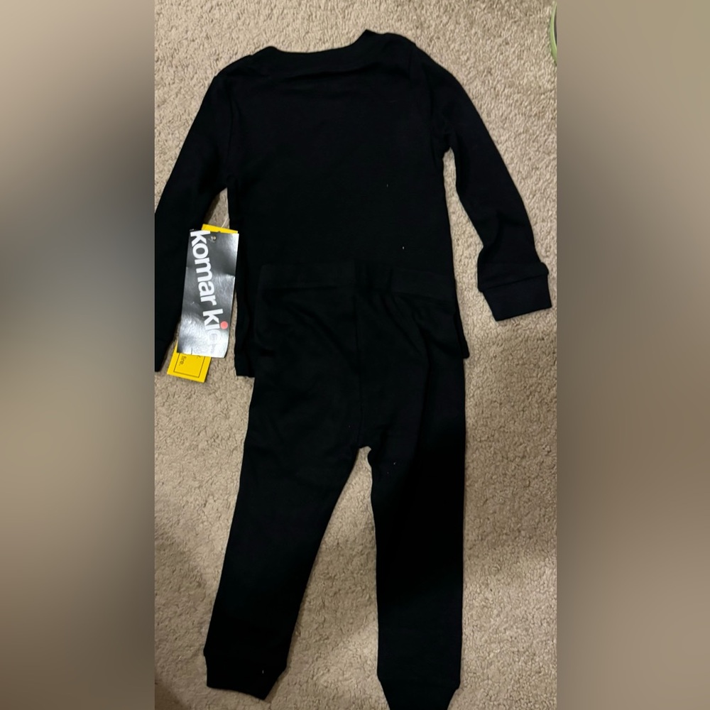 Komar Kids Halloween Skeleton 2 Piece Pj Glow in the Dark Unisex 18 Months - Picture 2 of 5
